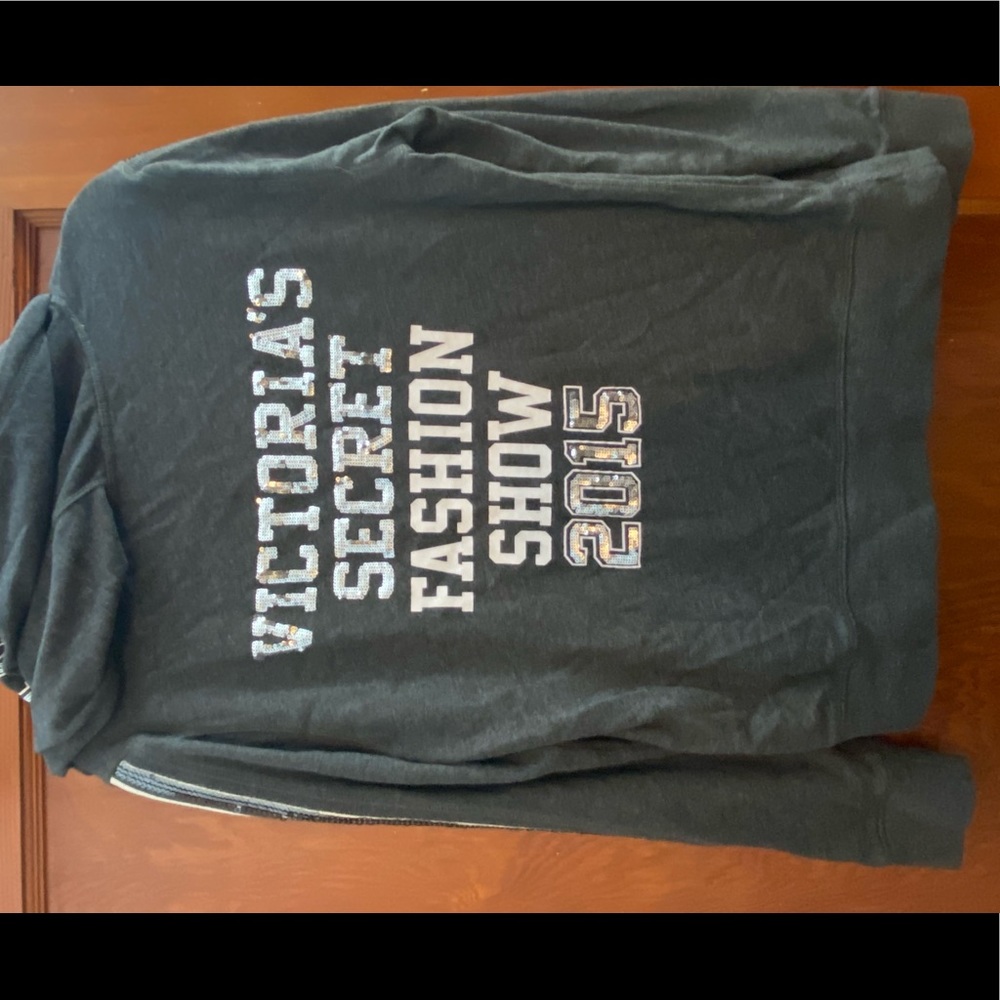 Victoria secrets fashion show zip up. Size medium